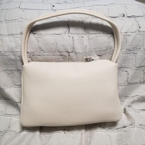 Bellanovi Classic Cream Shoulder Bag - Minimalist Women's Handbag.